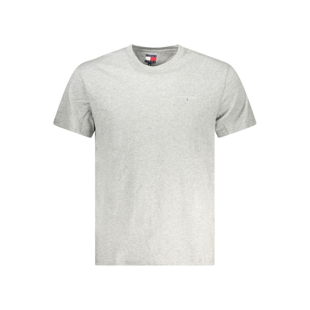 Tommy Hilfiger Graues Baumwoll-T-Shirt