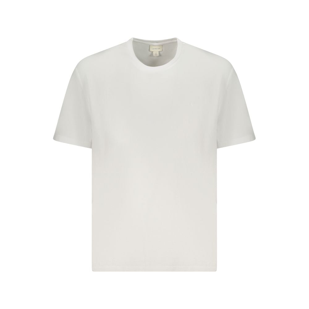 Calvin Klein Weißes Baumwolle Männer T-Shirt