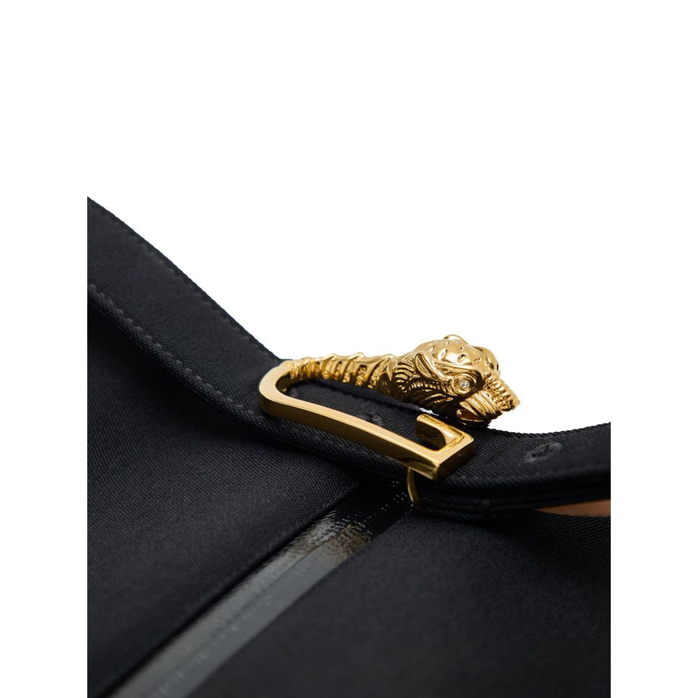 Gucci Schwarzer Wollrock in Midi-Länge