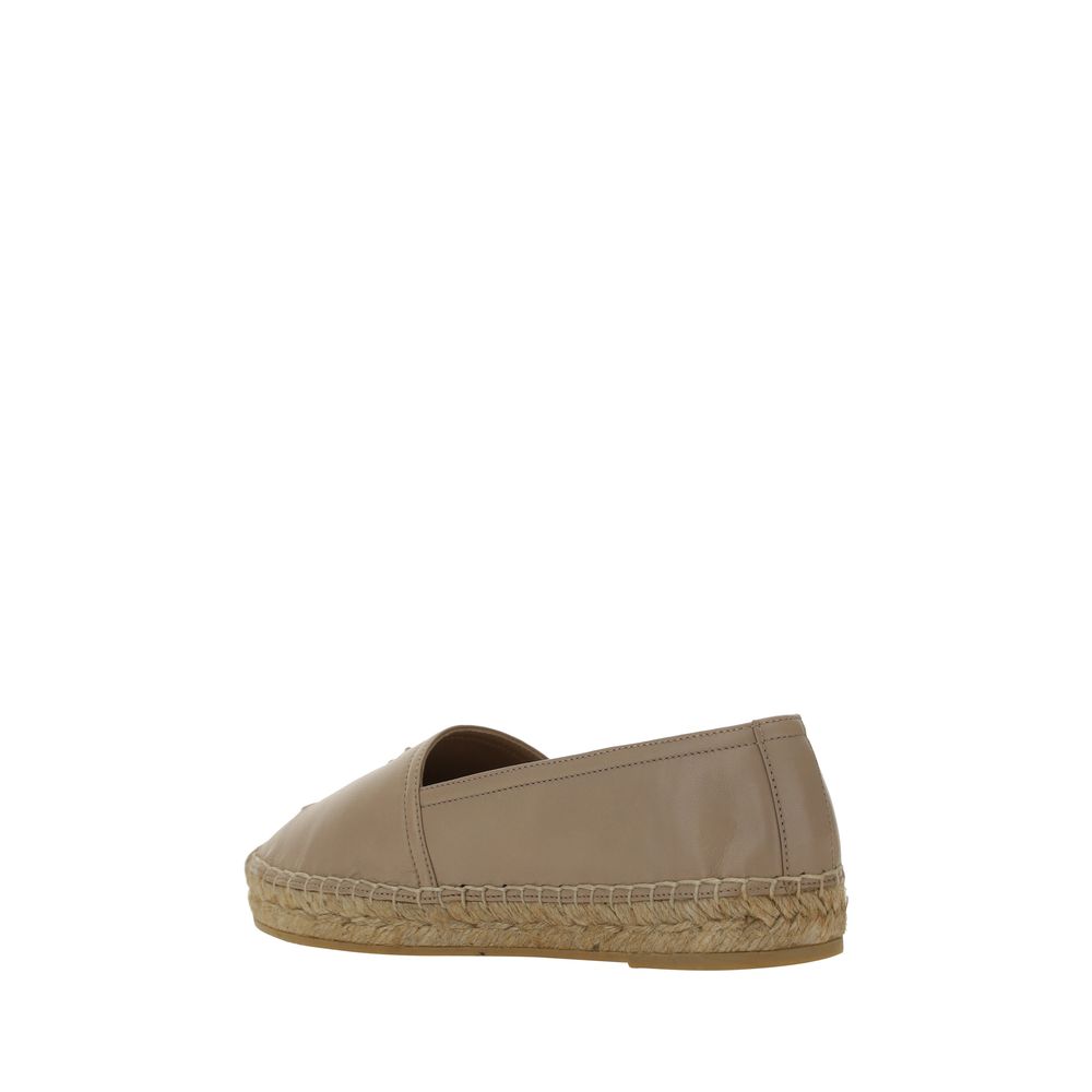 Saint Laurent Braune Lamm-Espadrilles Ovis Aries Aries