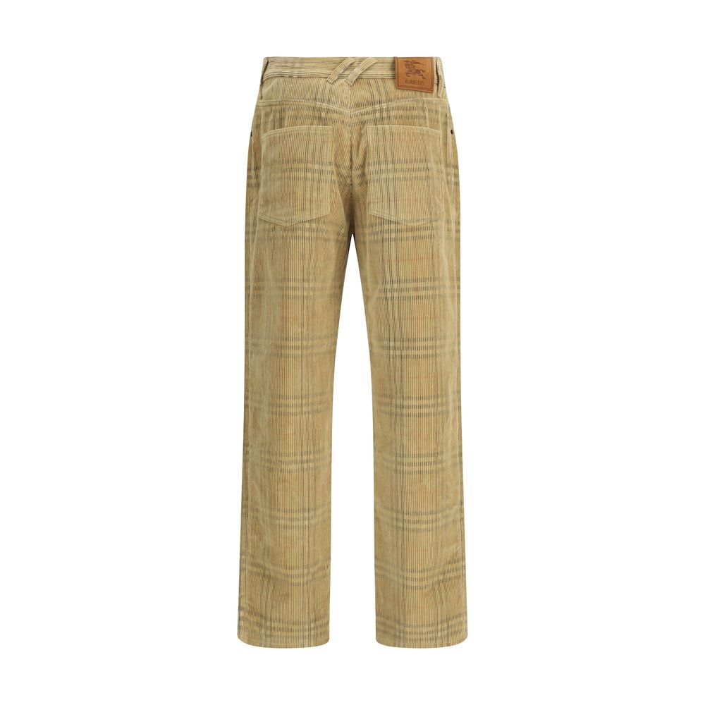Burberry Braune Baumwoll-Chino