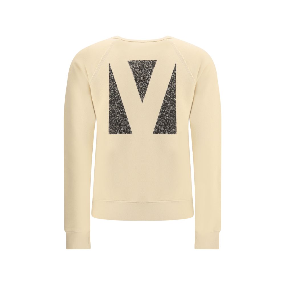 Valentino Beiger Baumwoll-Sweatshirt