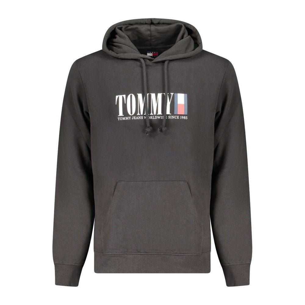 Tommy Hilfiger Schwarzer Baumwollpullover für Männer