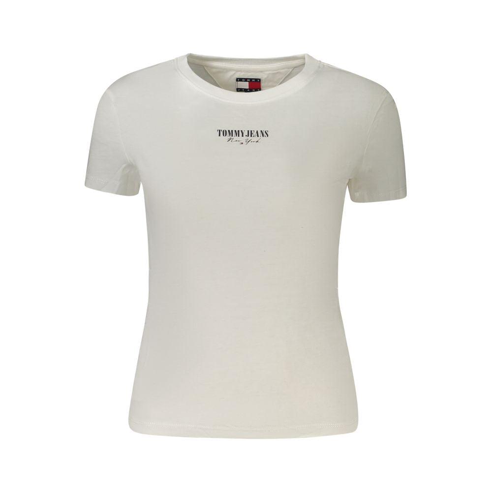 Tommy Hilfiger Weißes T-Shirt aus Baumwolle für Frauen