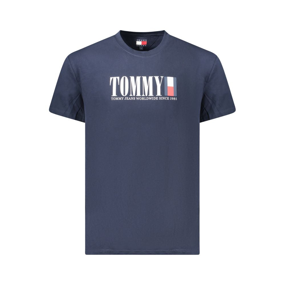 Tommy Hilfiger Baumwoll-T-Shirt in Blau