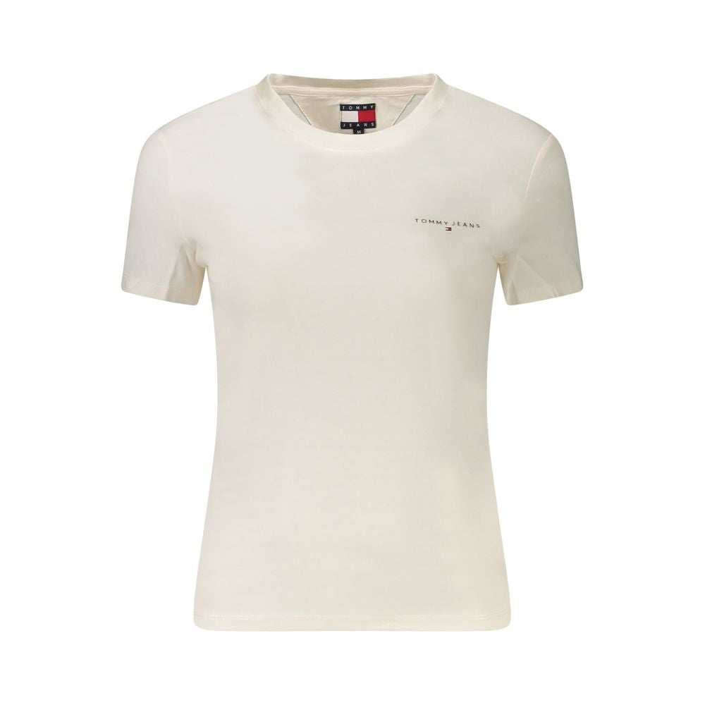 Tommy Hilfiger Weißes T-Shirt aus Baumwolle für Frauen