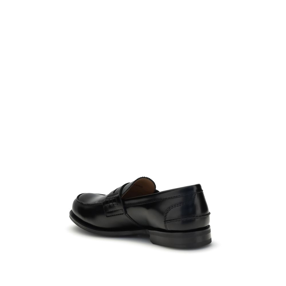 Church's Schwarze Kalbsleder Bos Taurus Slip-On Loafer