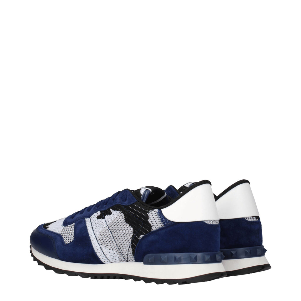 Valentino Garavani Graue Sportliche Turnschuhe aus Stoff
