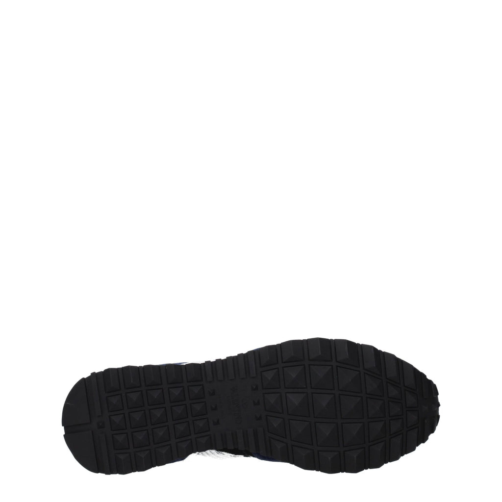 Valentino Garavani Graue Sportliche Turnschuhe aus Stoff