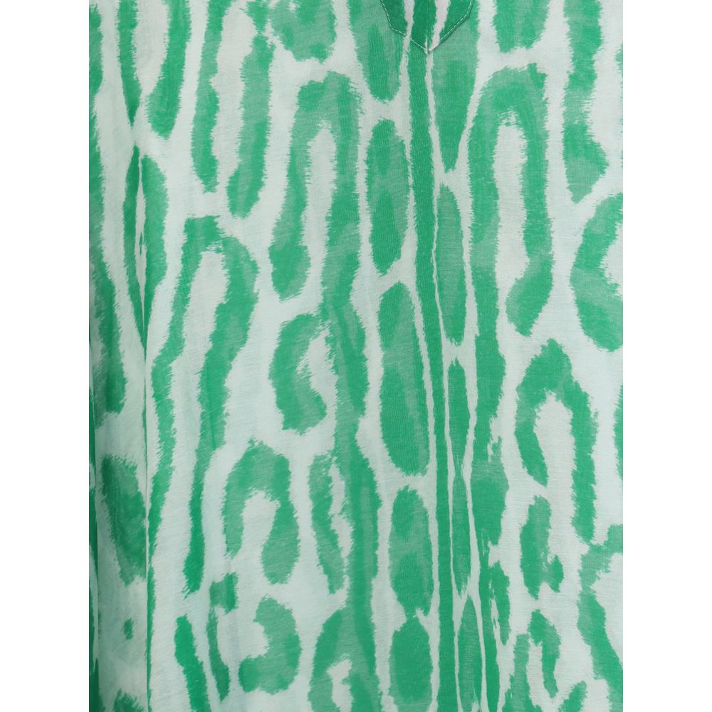 Tom Ford Grünes Baumwoll-Freizeitkleid