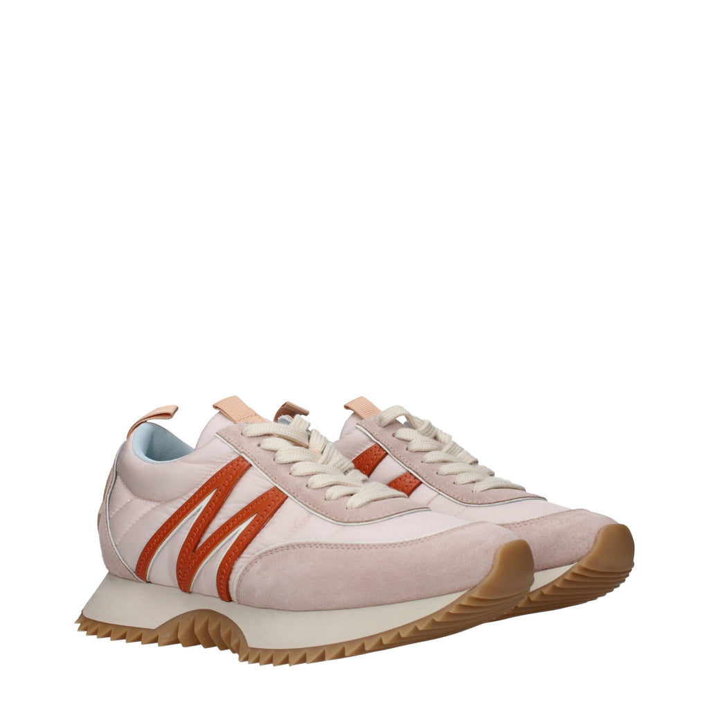 Moncler Rosa Stoff Chunky Sneakers