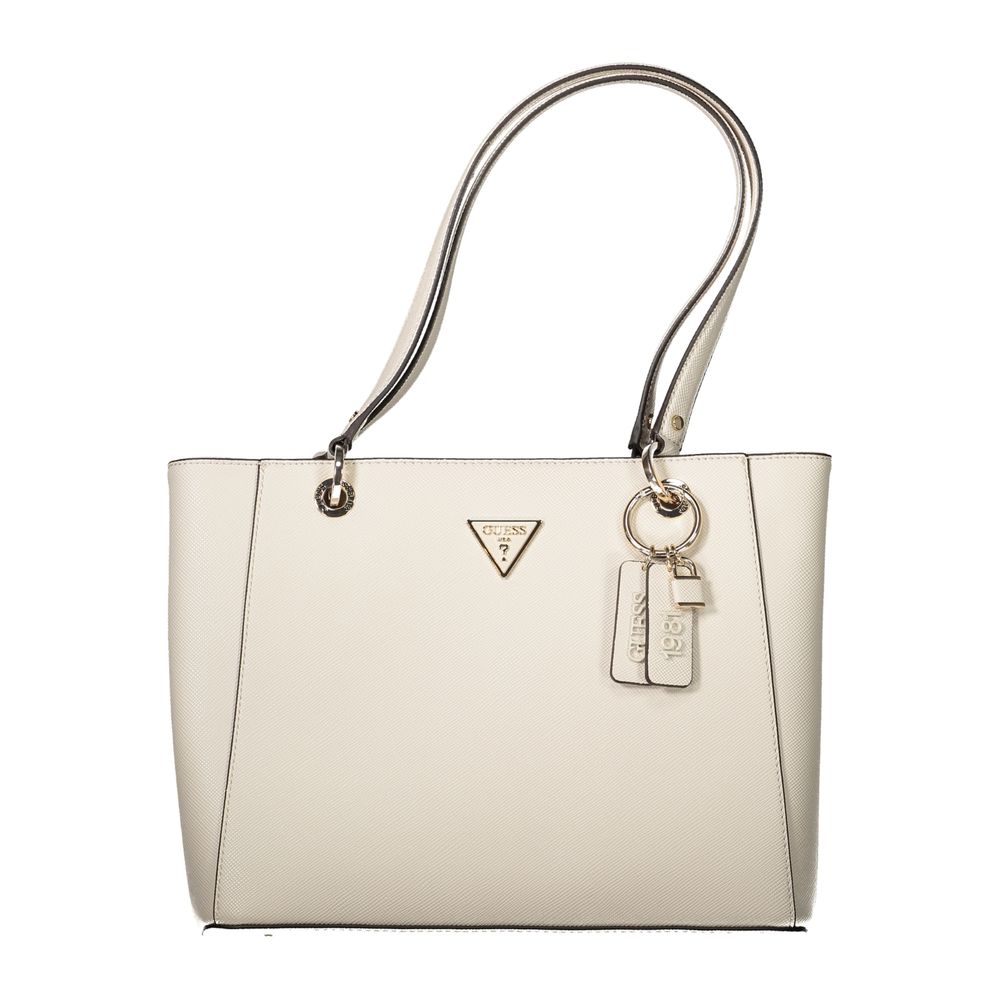 Sac à main Guess Jeans beige en polyéthylène
