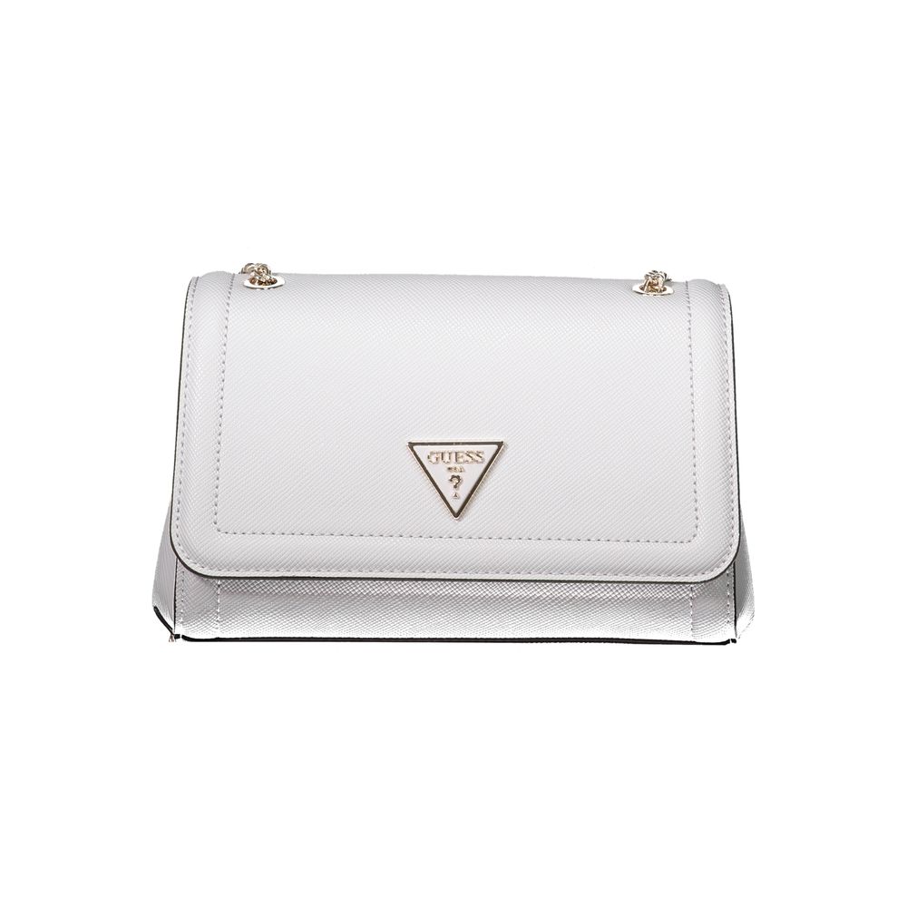 Guess Jeans Graue Polyethylen-Handtasche