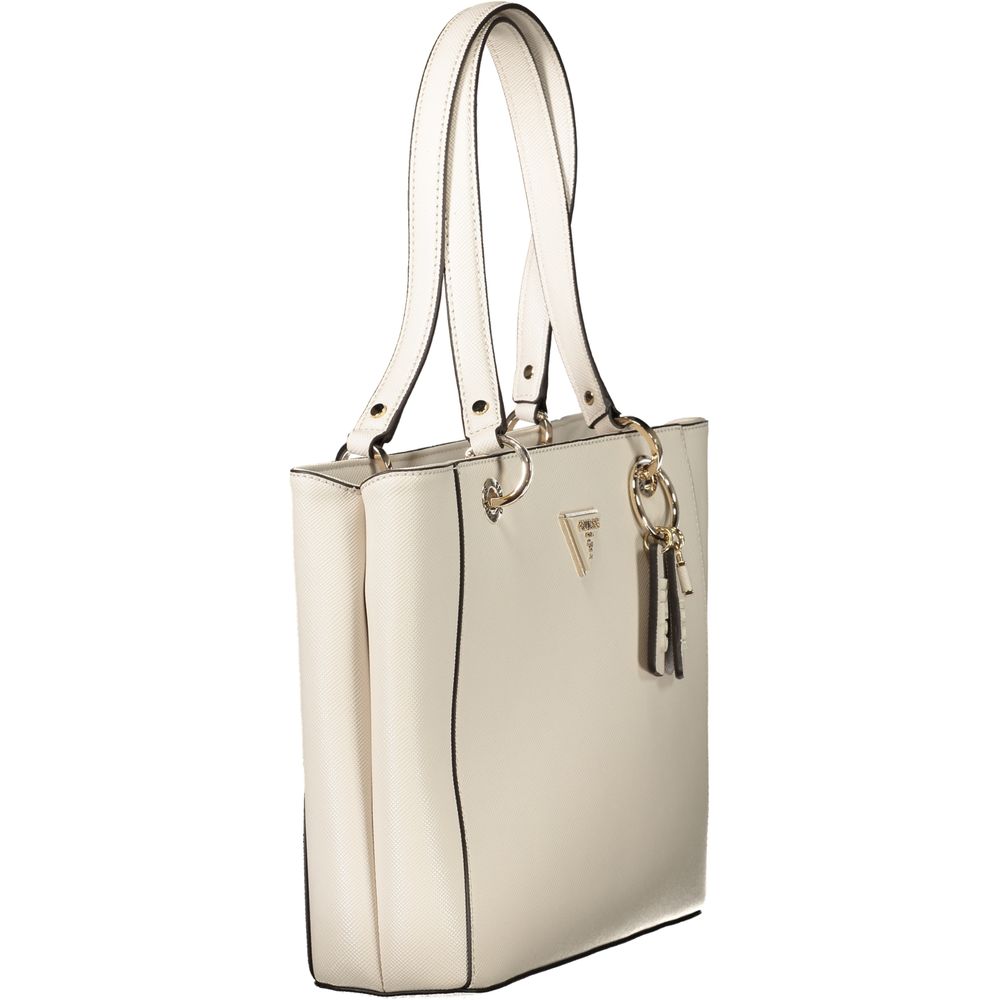 Sac à main Guess Jeans beige en polyéthylène