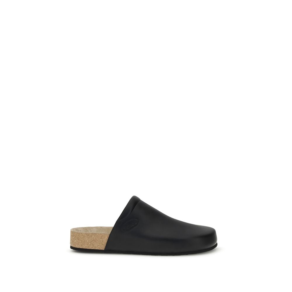 Balenciaga Schwarze Kalbsleder Bos Taurus Mules