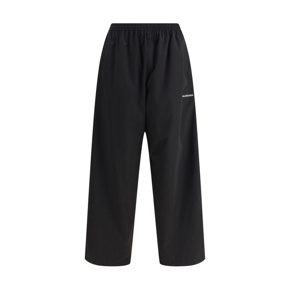 Balenciaga Schwarze Polyester-Hose für jeden Tag