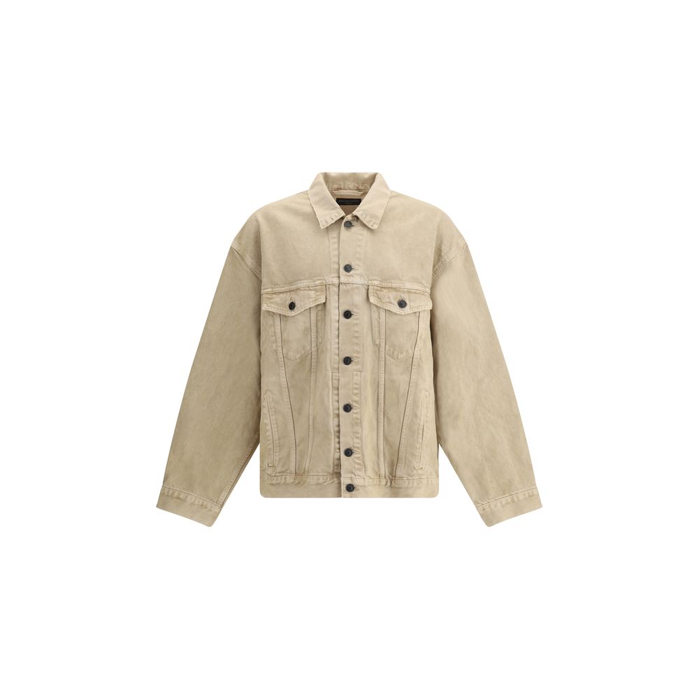 Balenciaga Beige Baumwoll-Jeansjacke