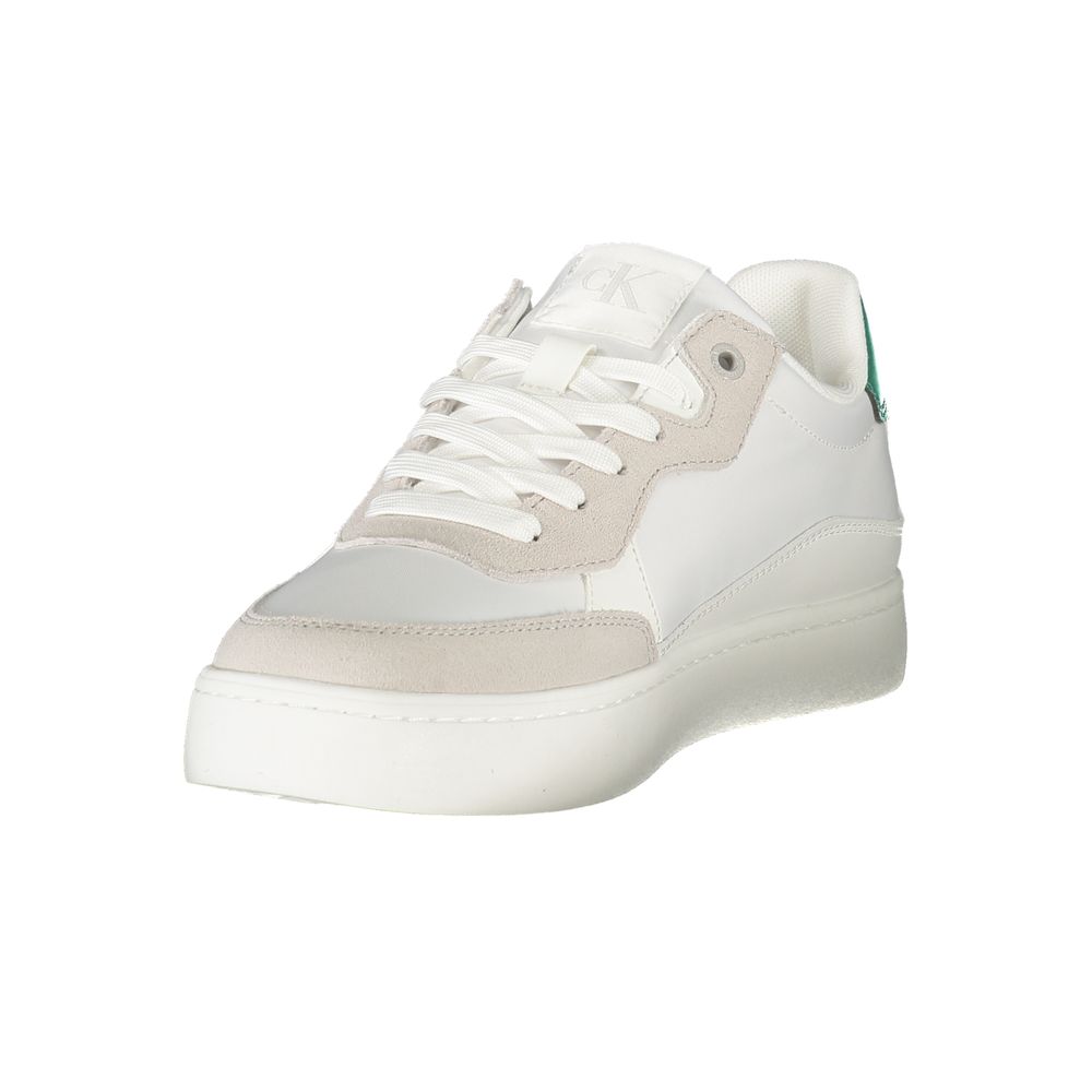 Calvin Klein Weißes Leder Herren Sneaker