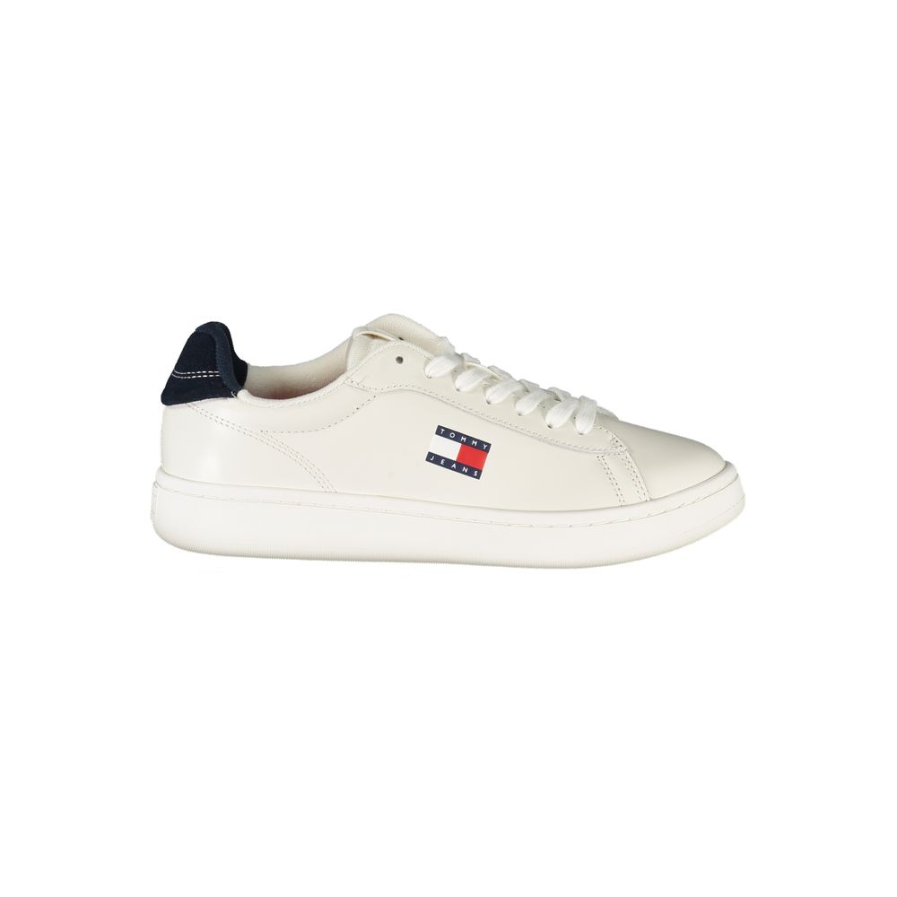 Baskets Tommy Hilfiger en cuir blanc pour femmes
