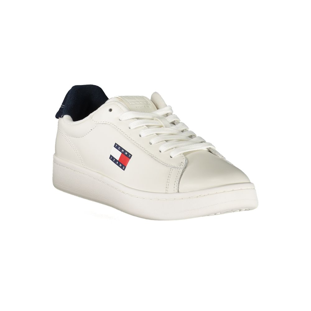 Baskets Tommy Hilfiger en cuir blanc pour femmes