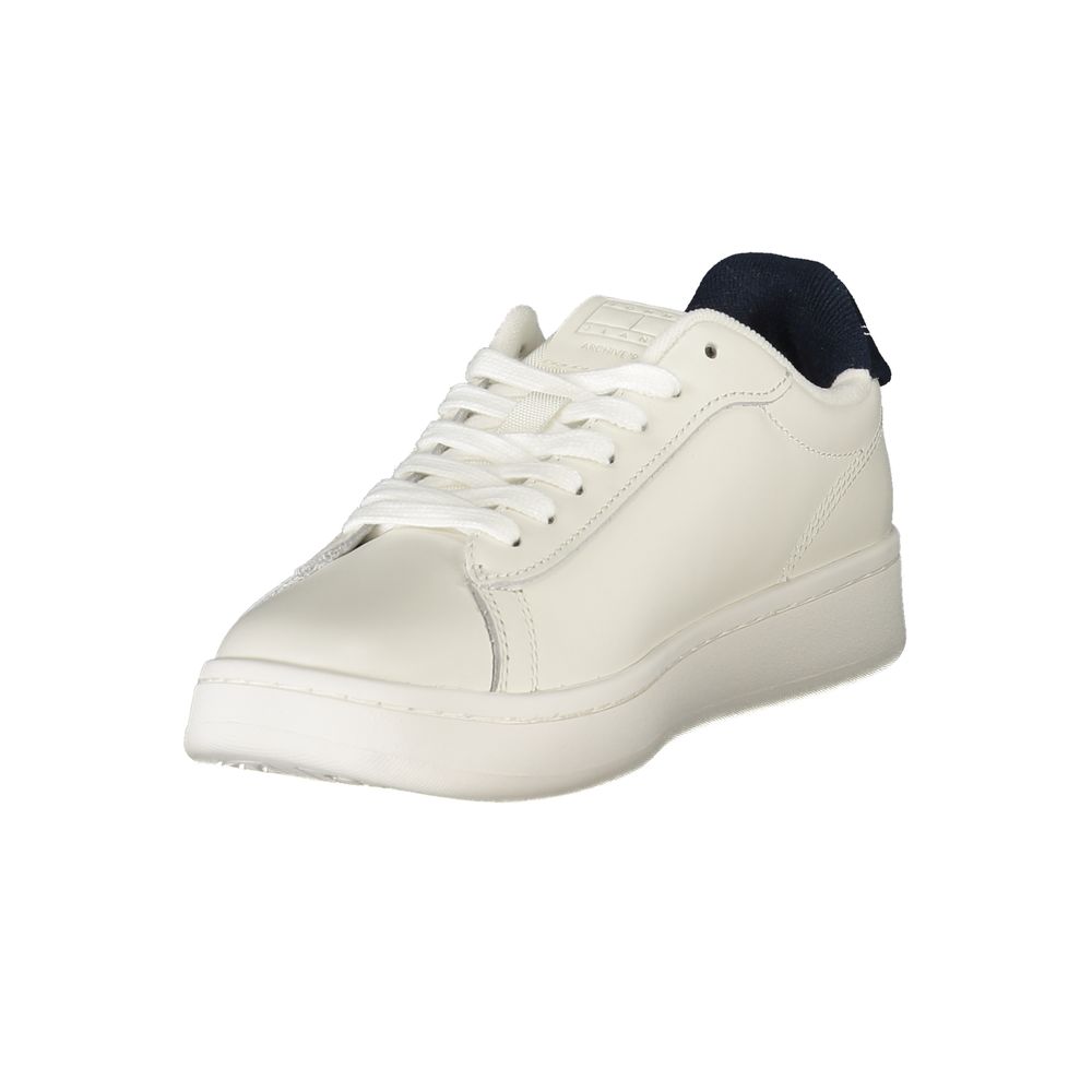 Baskets Tommy Hilfiger en cuir blanc pour femmes