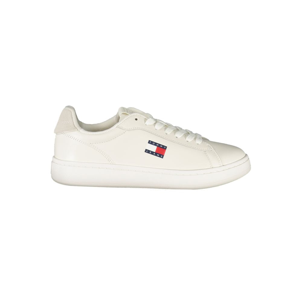 Baskets Tommy Hilfiger en cuir blanc pour femmes