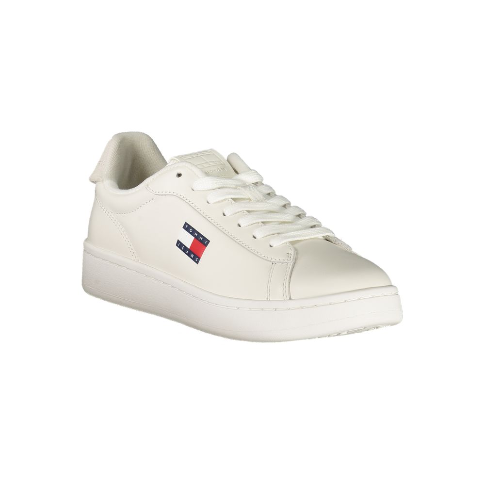 Baskets Tommy Hilfiger en cuir blanc pour femmes