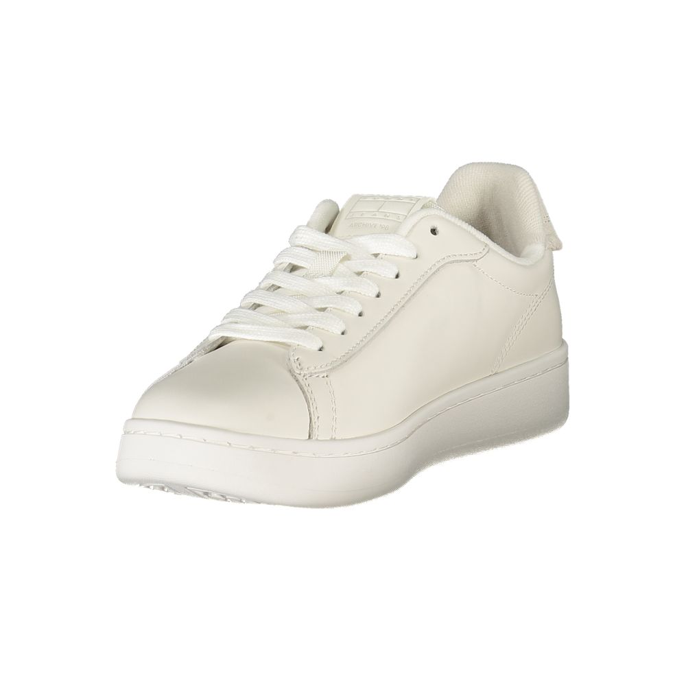 Baskets Tommy Hilfiger en cuir blanc pour femmes