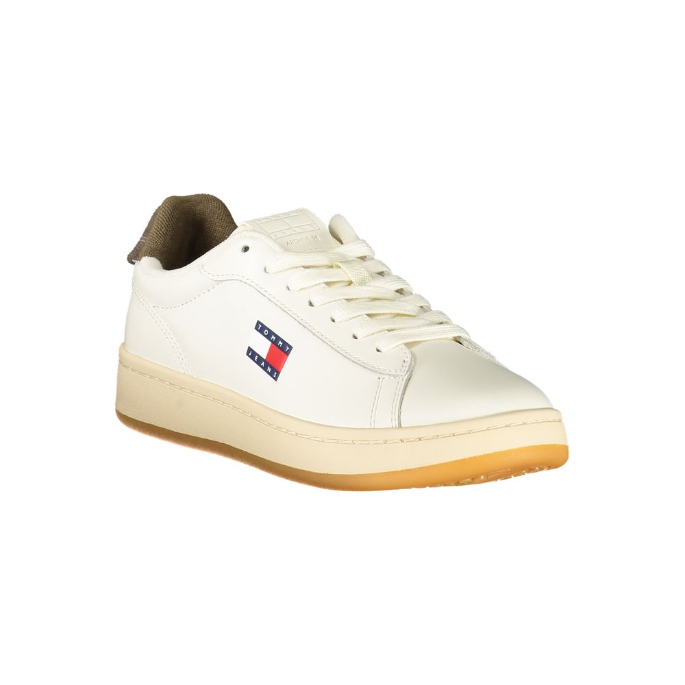 Baskets Tommy Hilfiger en cuir blanc pour femmes