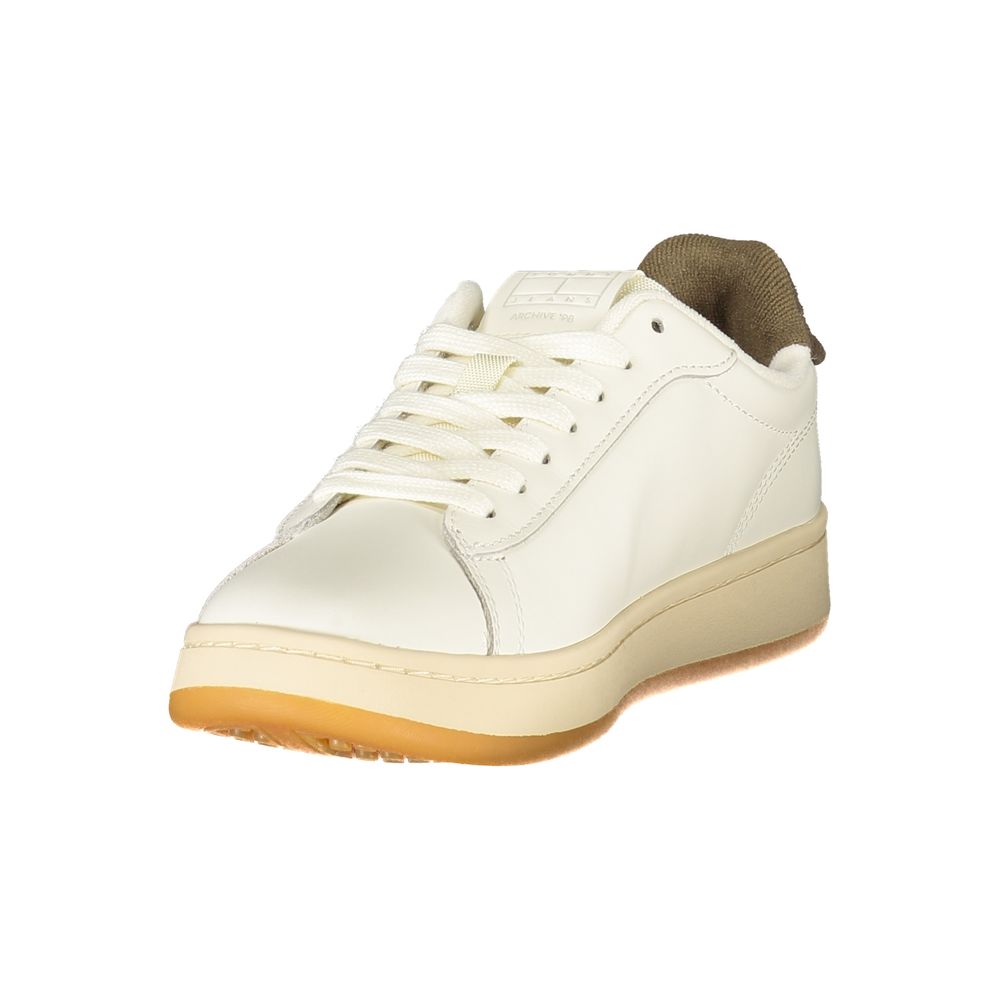 Baskets Tommy Hilfiger en cuir blanc pour femmes