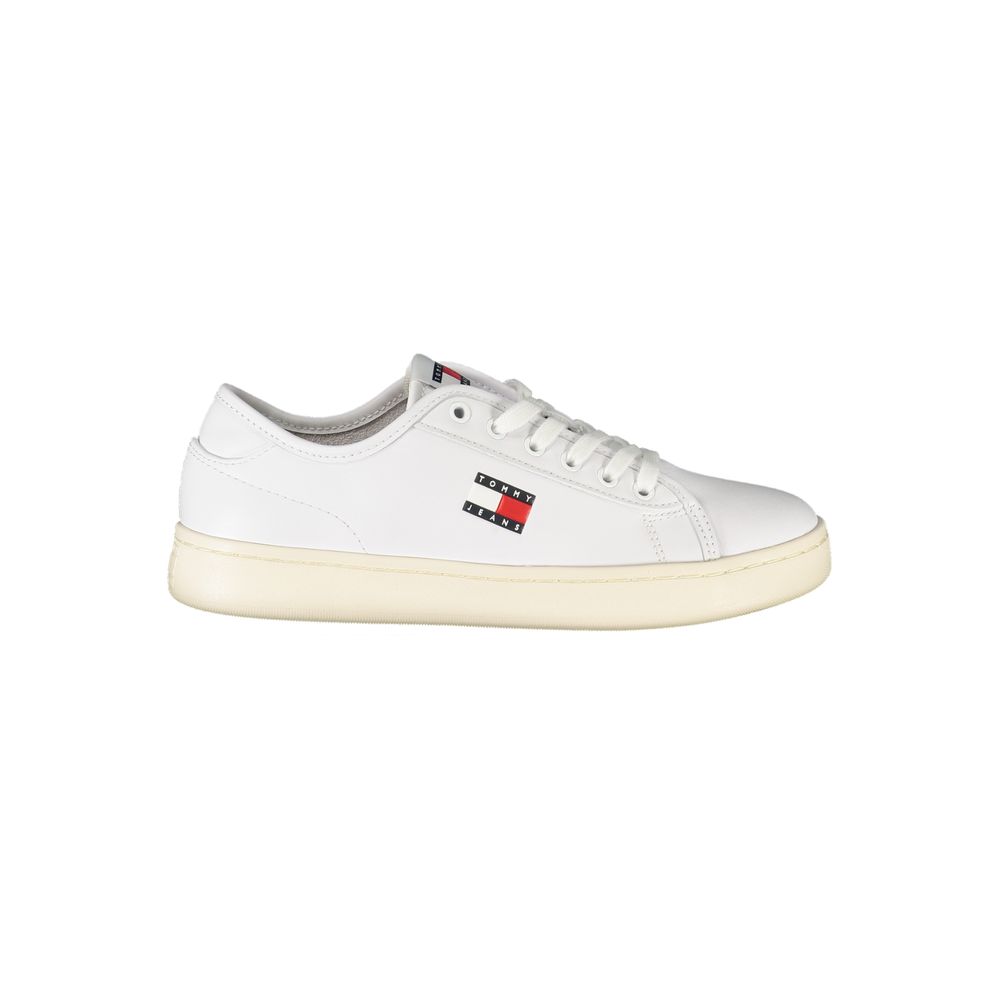 Baskets Tommy Hilfiger en cuir blanc pour femmes