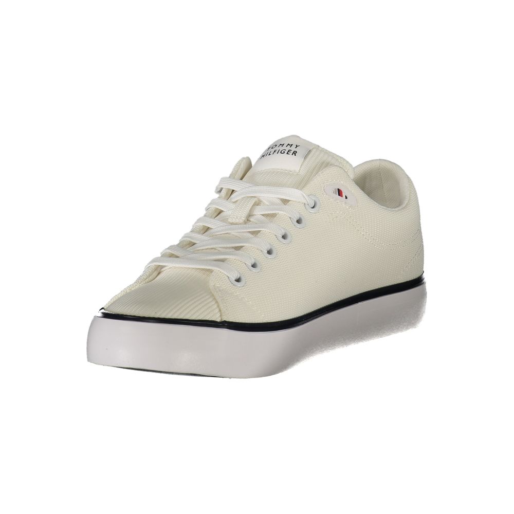Tommy Hilfiger Weiß Polyester Männer Sneaker
