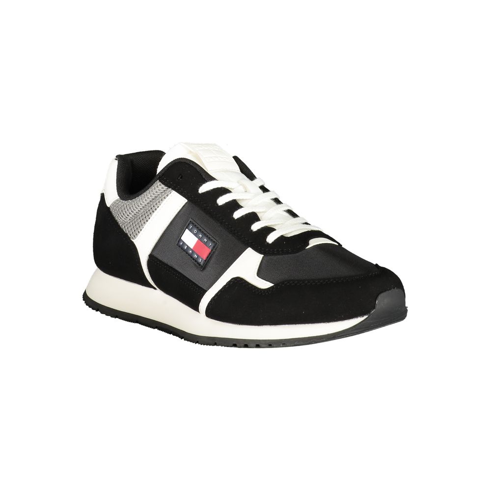 Tommy Hilfiger Schwarzer Polyester Herren Sneaker