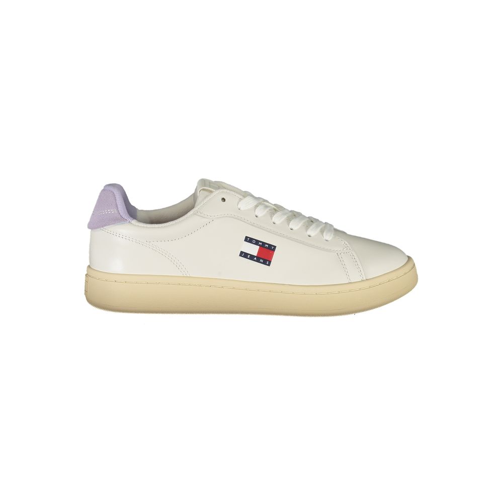 Baskets Tommy Hilfiger en cuir blanc pour femmes