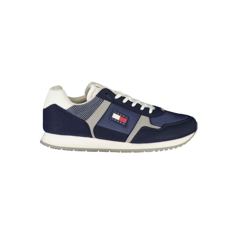 Tommy Hilfiger Blauer Polyester Herren Sneaker