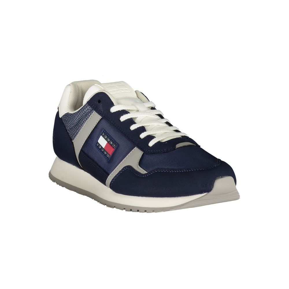 Tommy Hilfiger Blauer Polyester Herren Sneaker