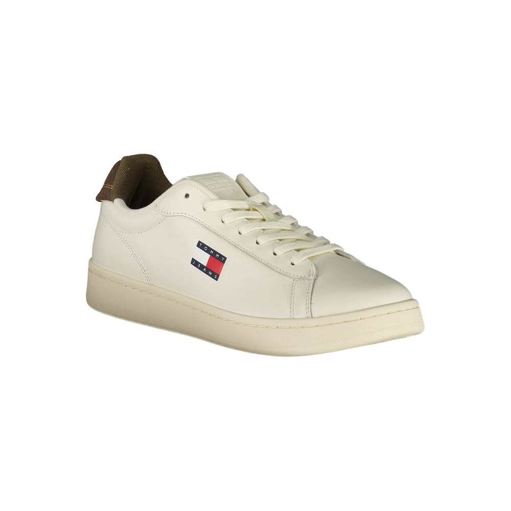 Tommy Hilfiger Weißes Leder Herren Sneaker