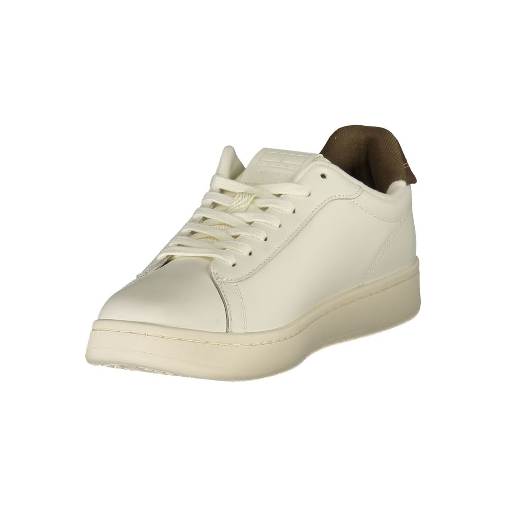 Tommy Hilfiger Weißes Leder Herren Sneaker