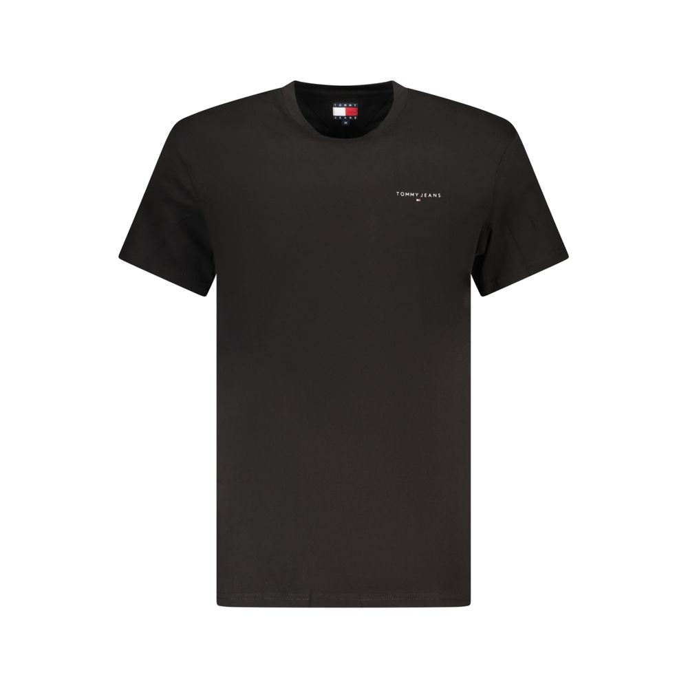 Tommy Hilfiger Baumwoll-T-Shirt in Schwarz