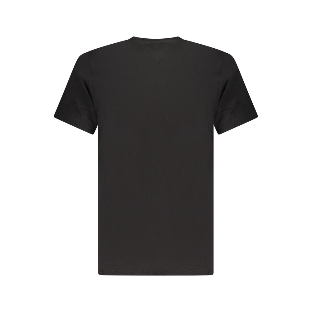 Tommy Hilfiger Baumwoll-T-Shirt in Schwarz