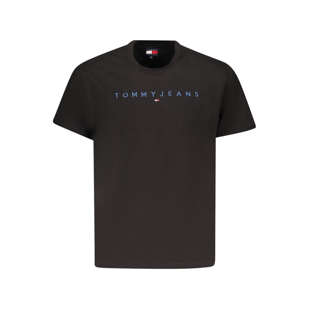 Tommy Hilfiger Schwarzes Baumwoll-T-Shirt