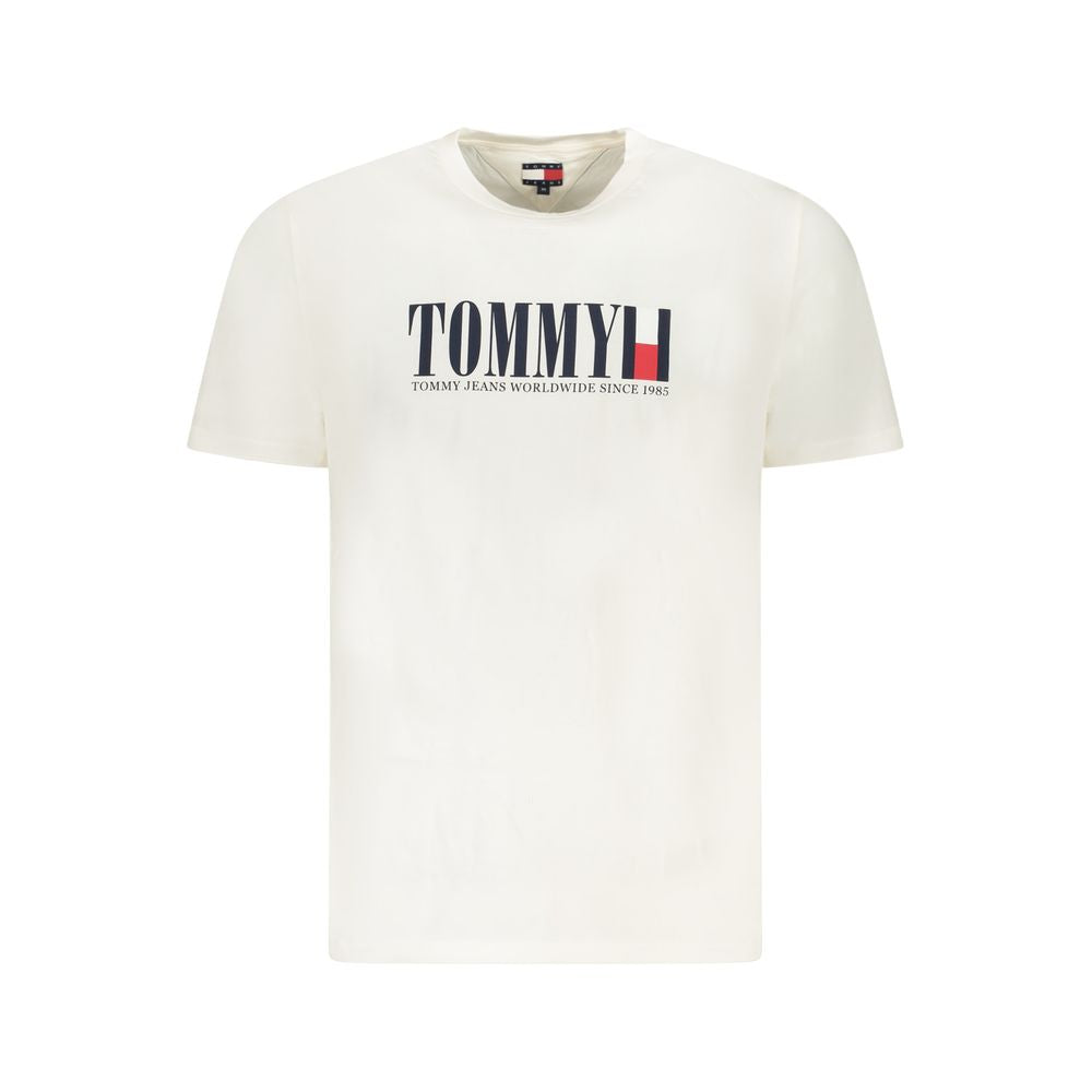 Tommy Hilfiger Baumwoll-T-Shirt in Weiß