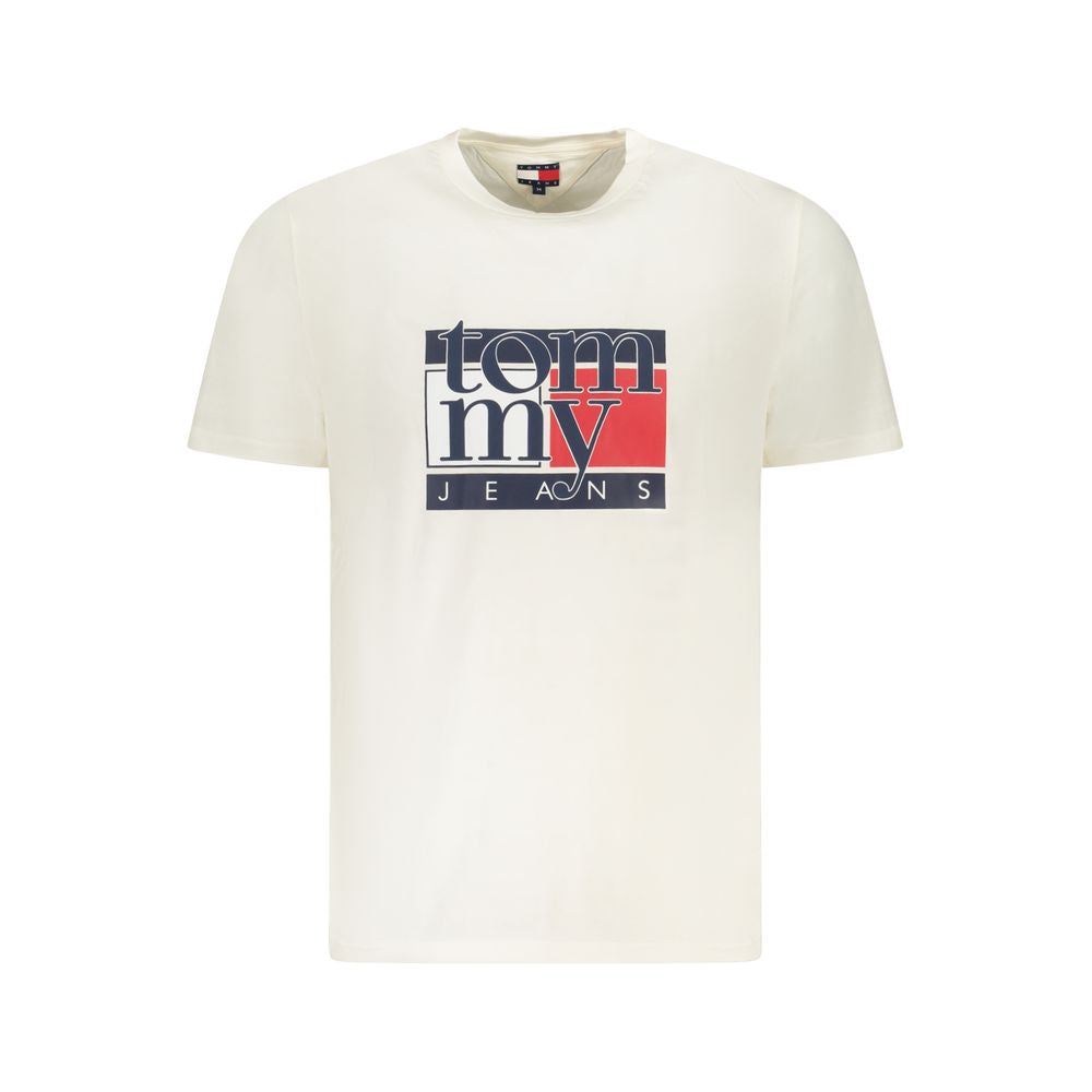 Tommy Hilfiger Baumwoll-T-Shirt in Weiß