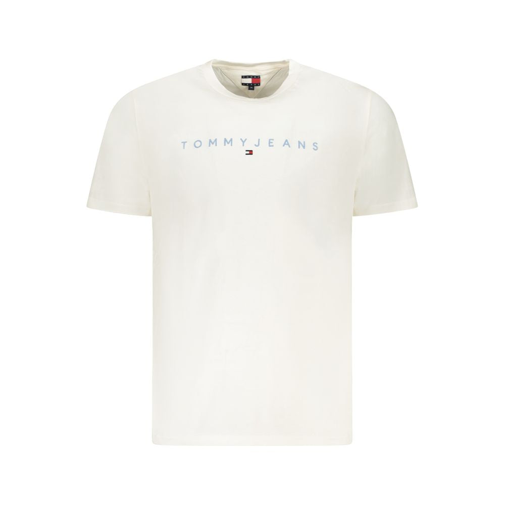 Tommy Hilfiger Weißes Baumwolle Männer T-Shirt