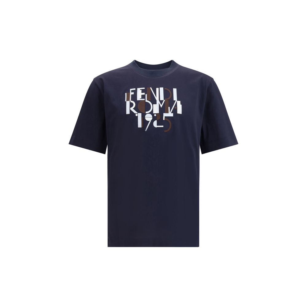 Fendi Baumwoll-T-Shirt in Blau