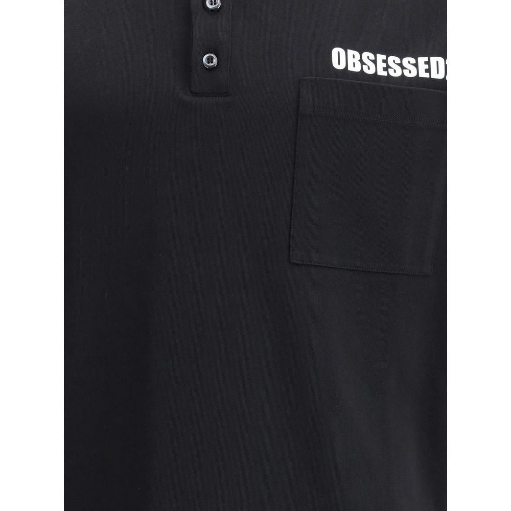 Dsquared² Schwarzes Baumwoll-Poloshirt