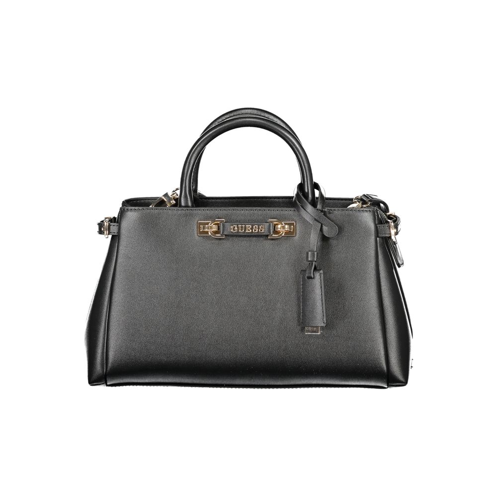 Guess Jeans Schwarz Polyethylen Frauen Handtasche