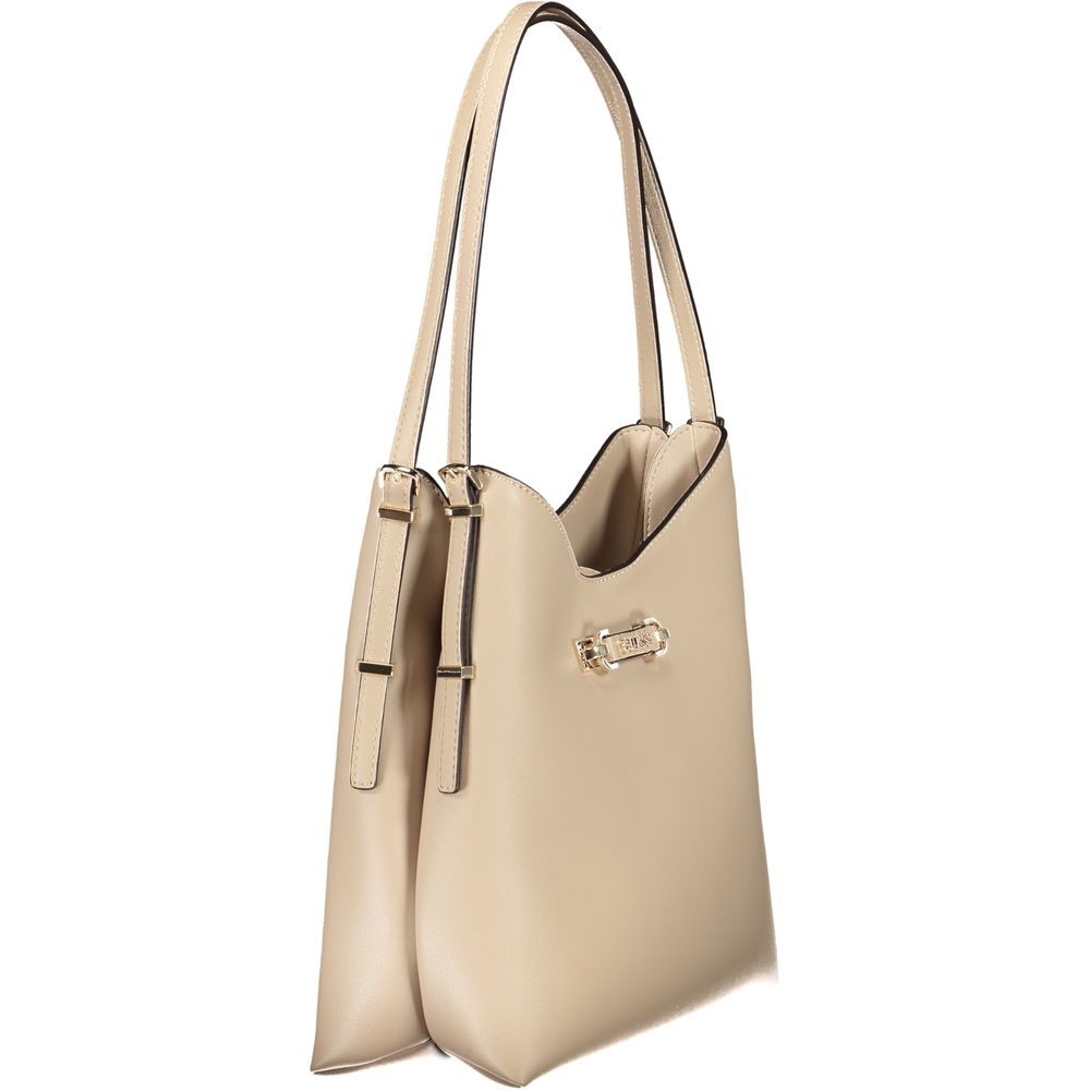 Sac à main Guess Jeans beige en polyéthylène pour femme