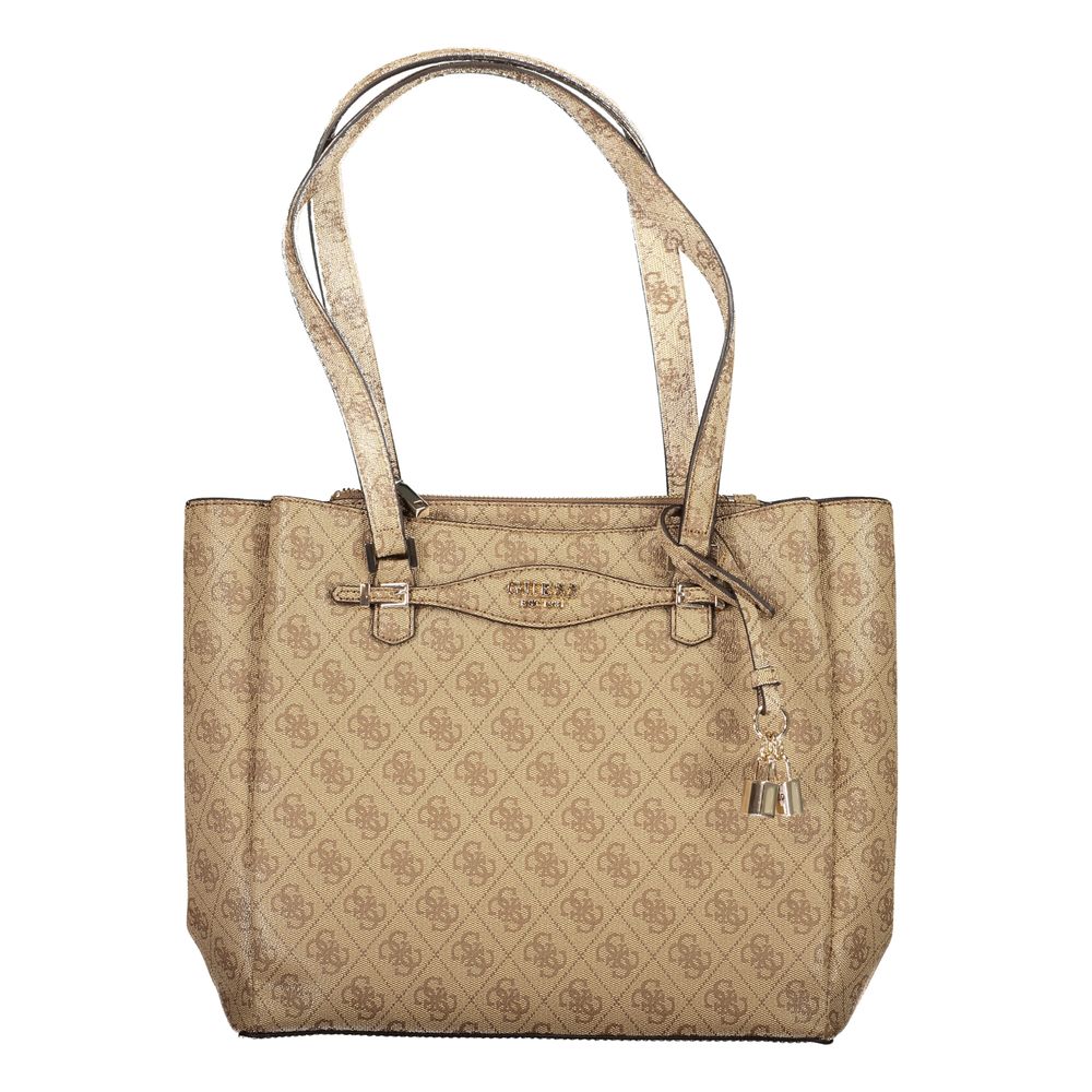 Sac à main Guess Jeans beige en polyéthylène pour femme