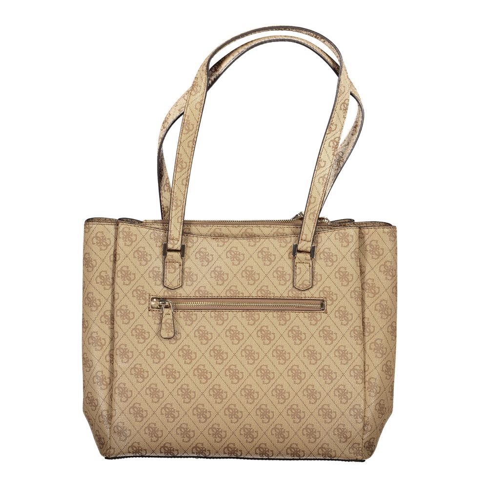 Sac à main Guess Jeans beige en polyéthylène pour femme